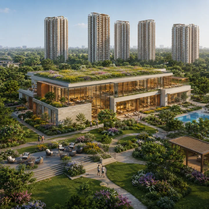 Nikoo Homes 9 Alpine signature clubhouse by Bhartiya Urban at Hoovinayakanahalli, Jala Hobli Nikoo Homes 9 Alpine signature clubhouse by Bhartiya Urban at Hoovinayakanahalli, Jala Hobli
